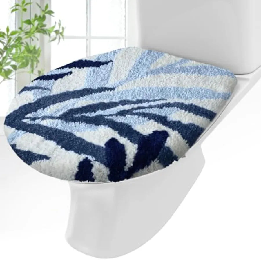 Leaves Toilet Seat Covers Microfiber Plush Lid Cover