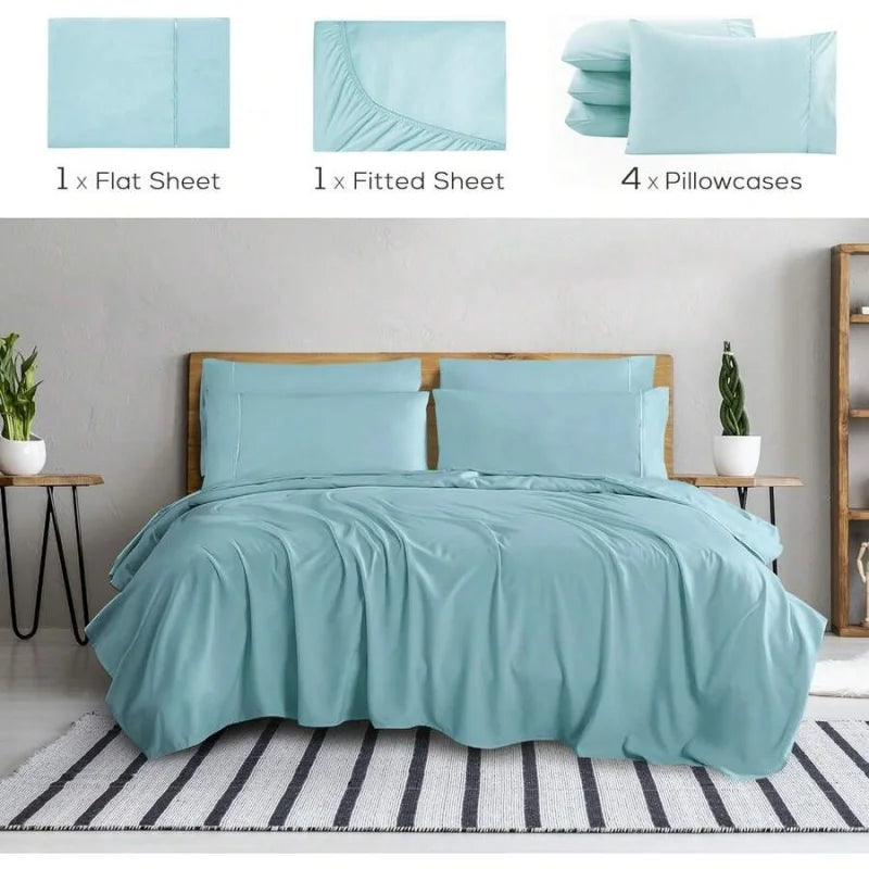 Ultra-Soft Luxury Sheet Set 600 Thread Count Deep Pocket
