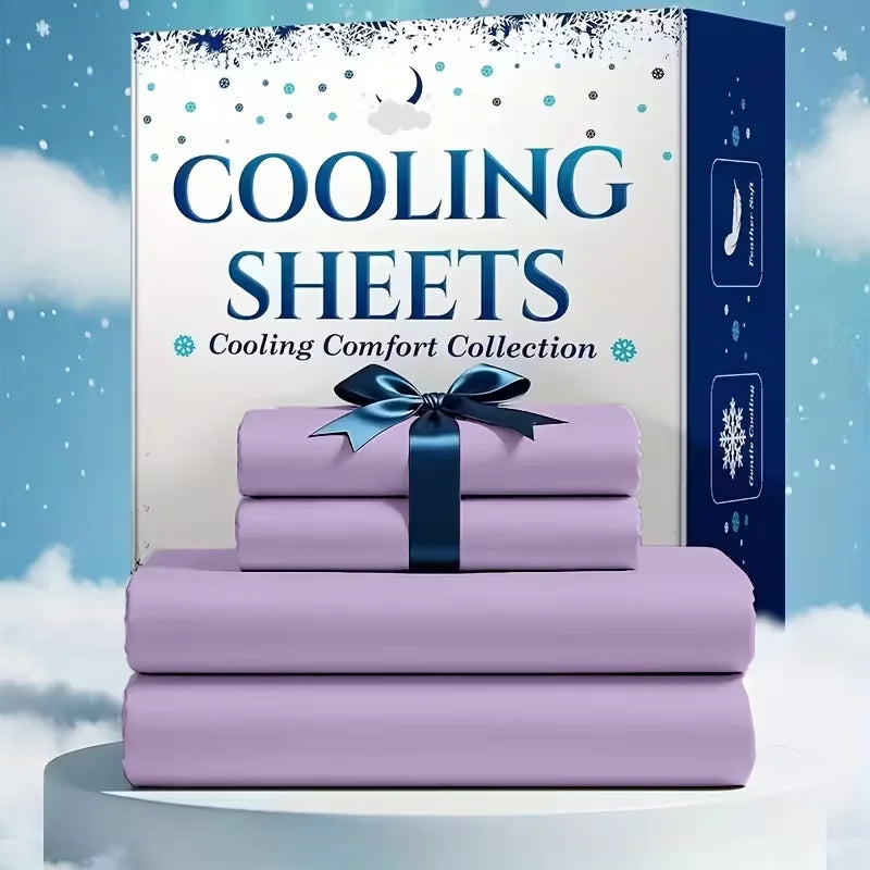 Bamboo Viscose Cooling Sheet Set For Comfortable Sleep