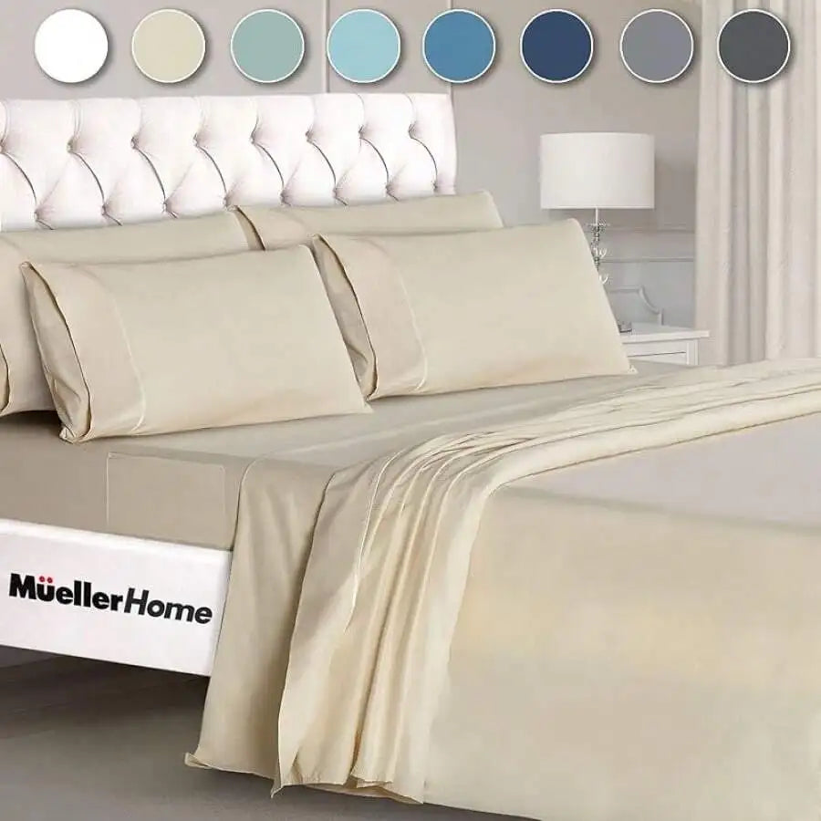 Ultra-Soft Luxury Sheet Set 600 Thread Count Deep Pocket