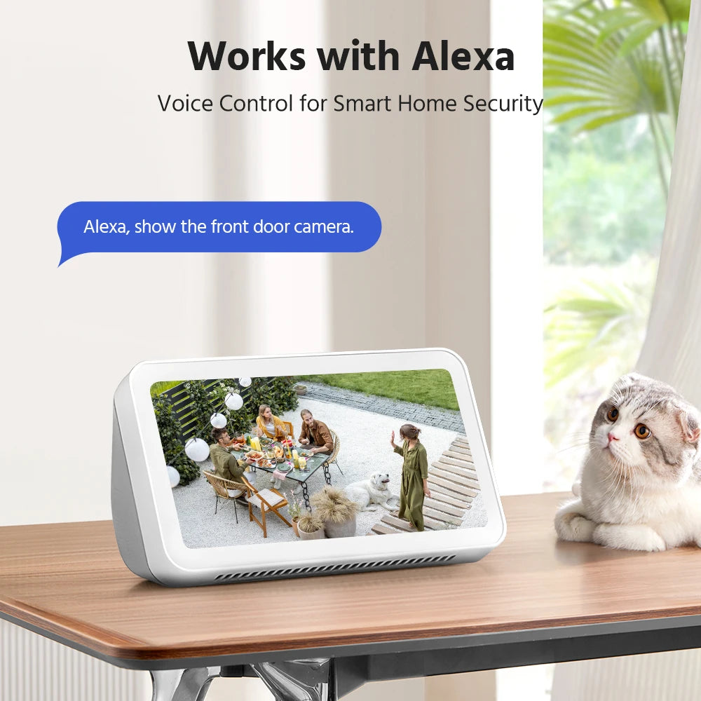 ANNKE 4CH Wireless Security Camera System 4MP NVR With Alexa