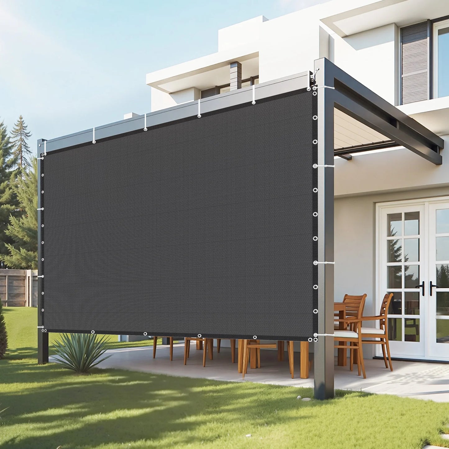SucceBuy Ninety Percent Shade Cloth 140 GSM Canopy For Pergola