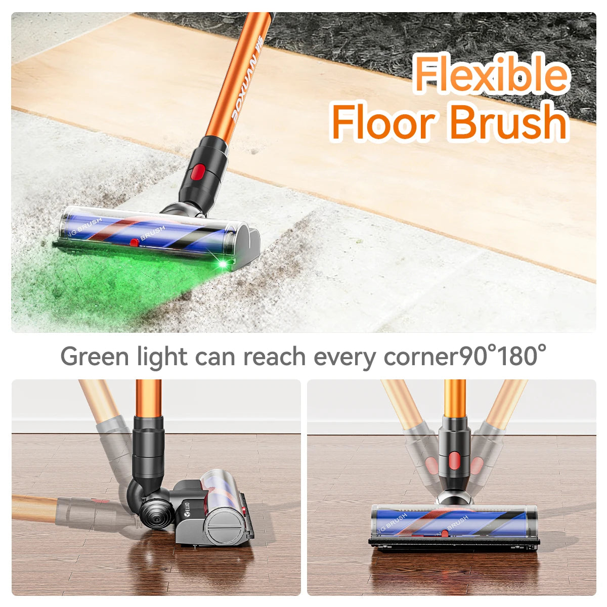 E.LUO Wireless Handheld Vacuum Cleaner With Brushless Motor