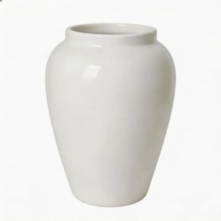 Ceramic Vase Vitreous China for Home Decor Heavyweight Centerpiece