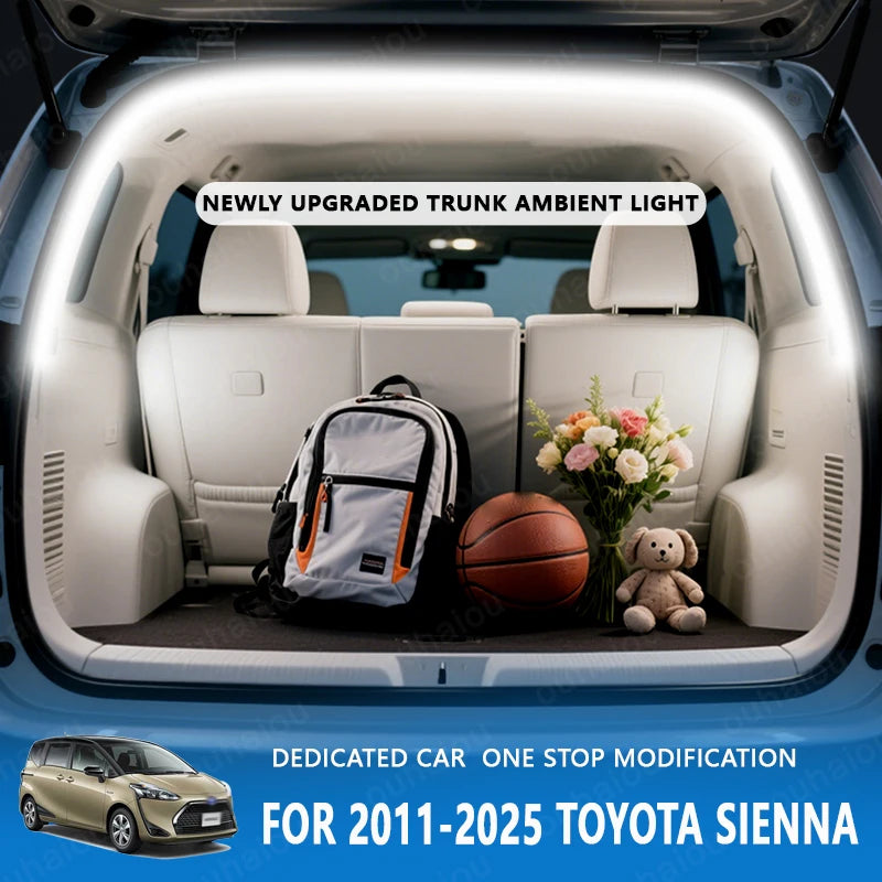Sienna Trunk Atmosphere Lights LED Rear Light Bar Kit