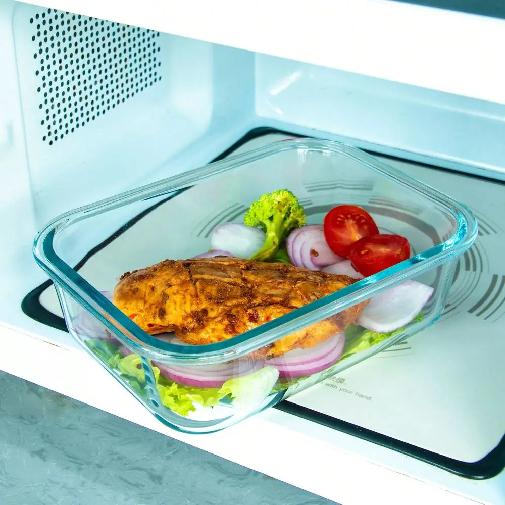 Airtight Glass Food Storage Containers 24-Piece Leak-Proof Set With Lids