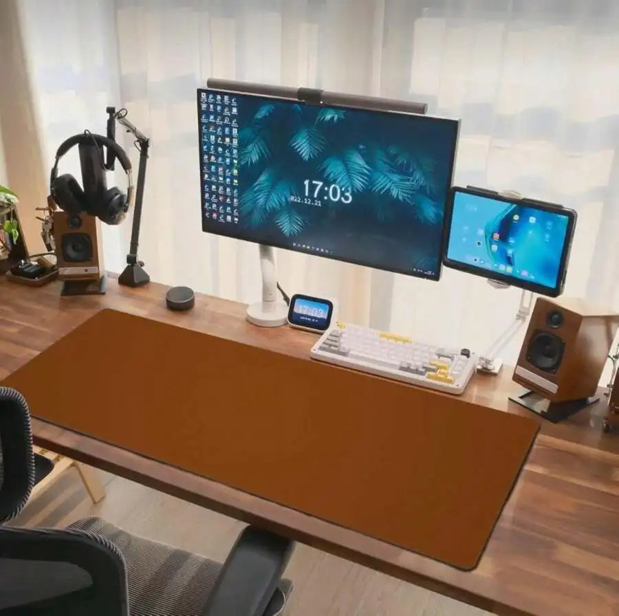 Extended Gaming Mouse Pad Desk Mat With Stitched Edges
