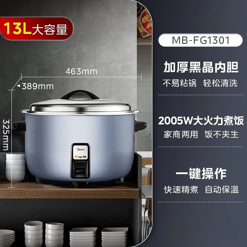 HAOYUNMA Commercial Electric Rice Cooker With Nonstick Pot