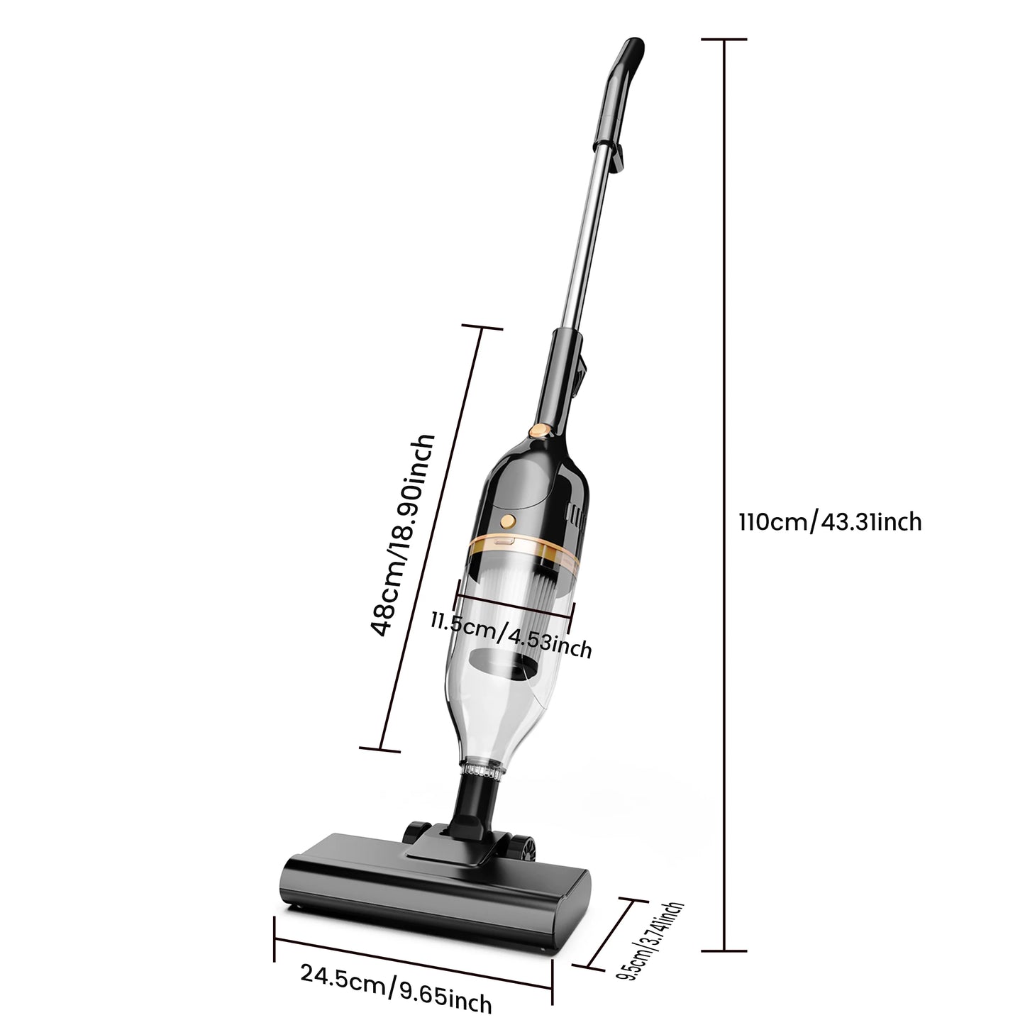 INSE Corded Vacuum Cleaner R7 R6X R3S 3In1 Lightweight