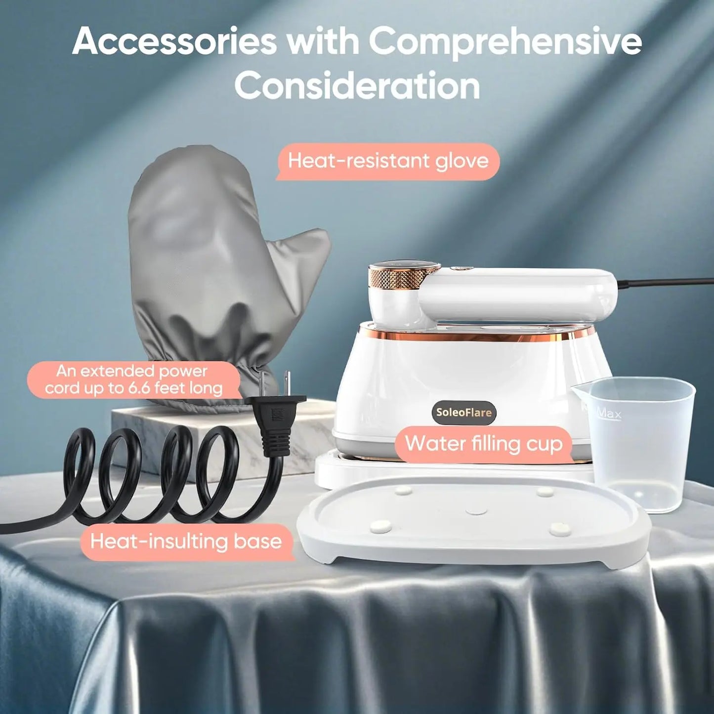 2-In-1 Travel Steamer And Iron, 1200W Portable Garment Steamer