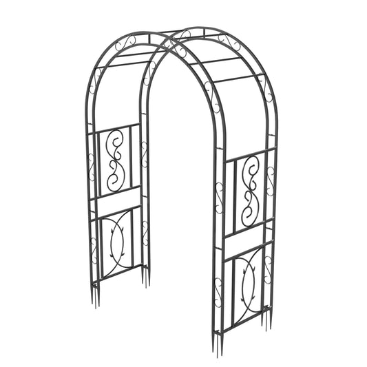 Heavy Duty Iron Garden Arbor Trellis Frame For Climbing Plants