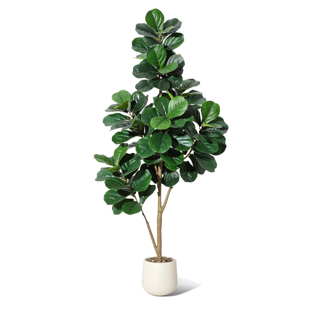 HiMISS Artificial Fiddle Leaf Fig Floor Tree For Home Decor