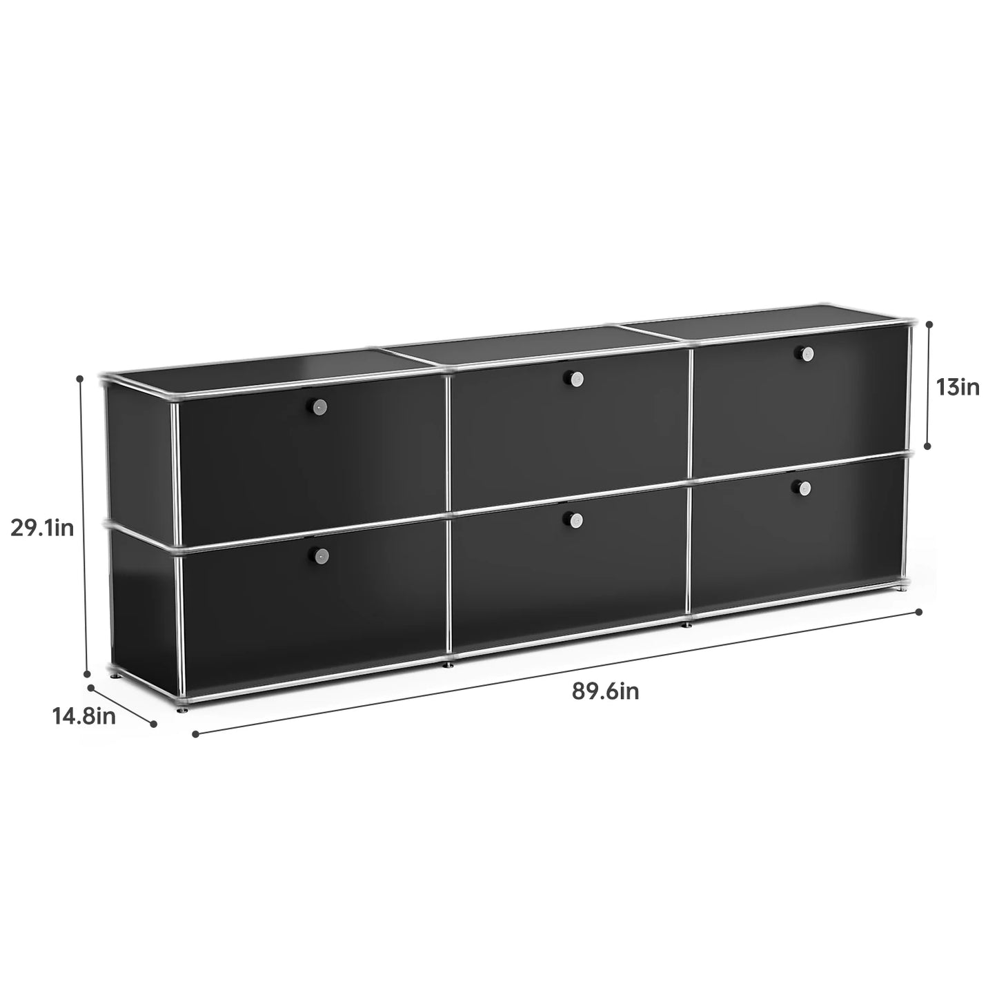 Stainless Steel Storage Cabinet For Living Room And Home Office