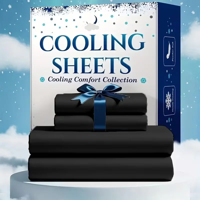 Bamboo Viscose Cooling Sheet Set For Comfortable Sleep
