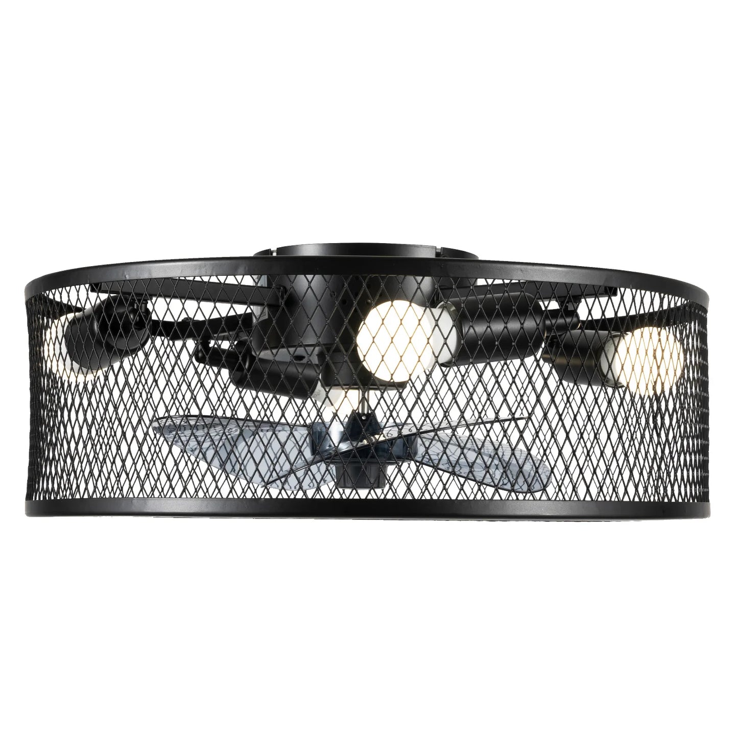 Low Profile Ceiling Fan With LED Light Kit And Remote