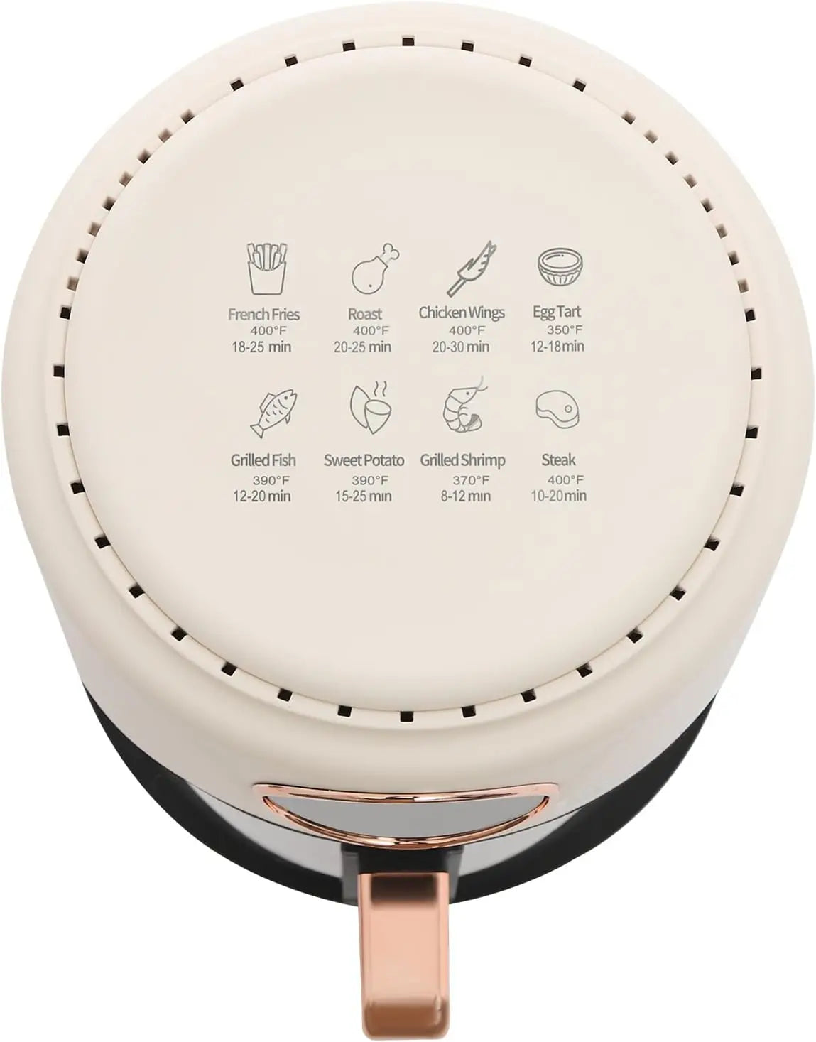 Compact Glass Air Fryer With Eight Smart Cooking Presets
