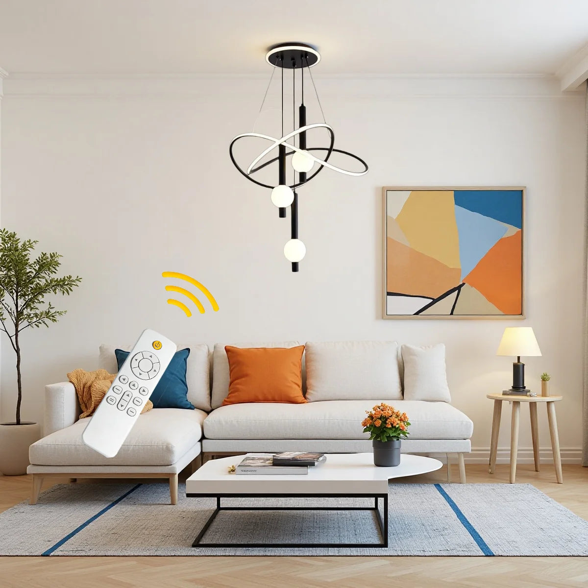 Lollipop LED Pendant Light With Three Lighting Modes