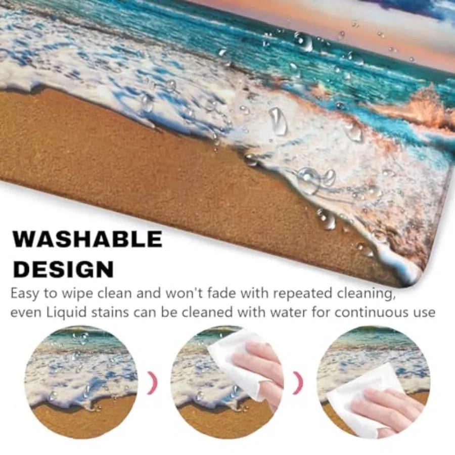 Non-Slip Rubber Desk Mat With Stitched Edges Gaming Waterproof Accessory