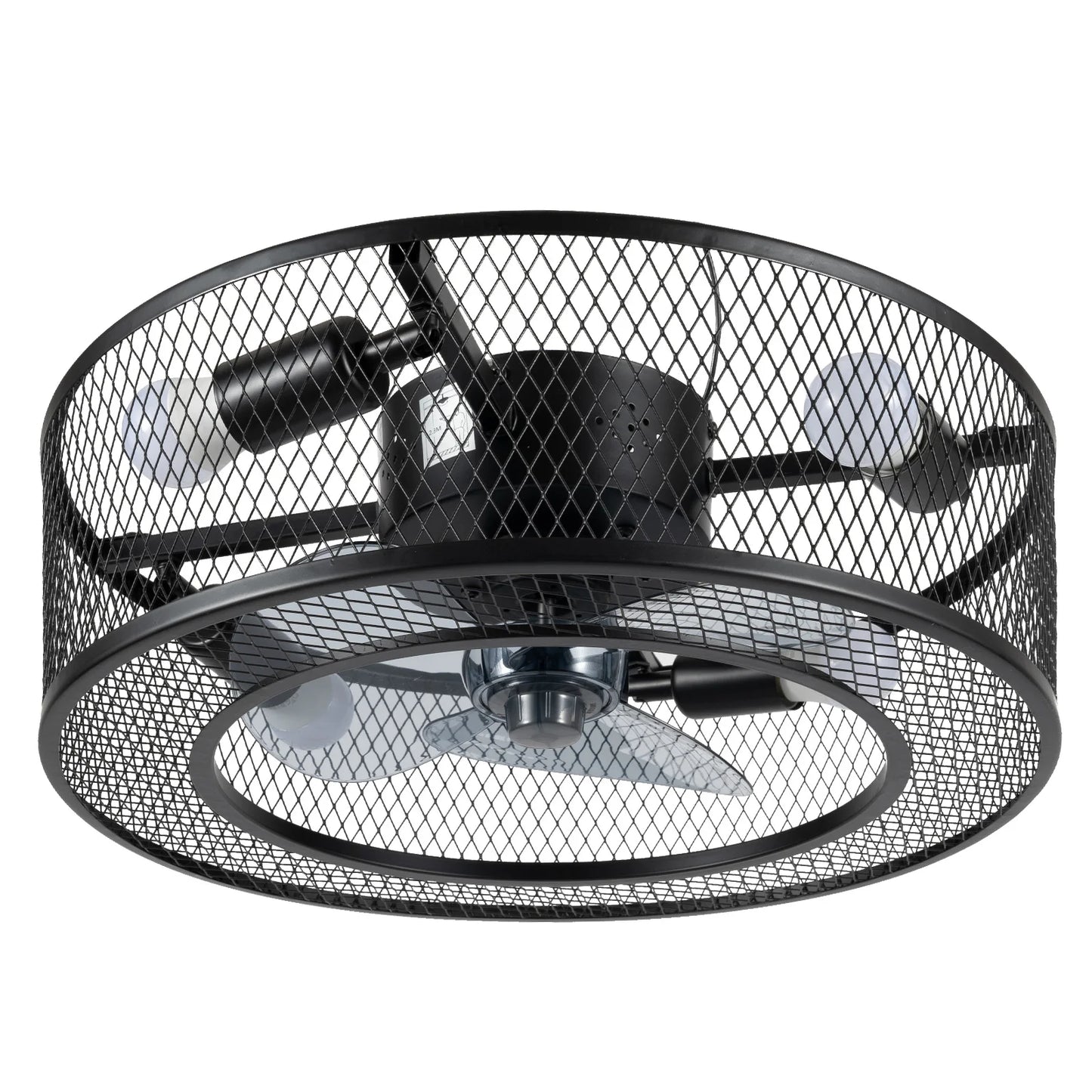 Low Profile Ceiling Fan With LED Light Kit And Remote
