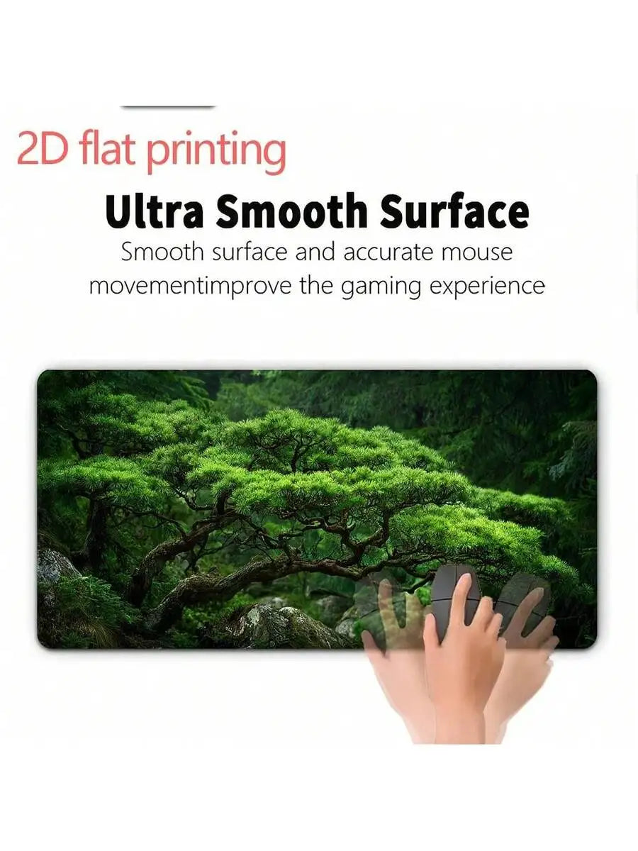 Gaming Mouse Pad Desk Mat With Non Slip Rubber Base