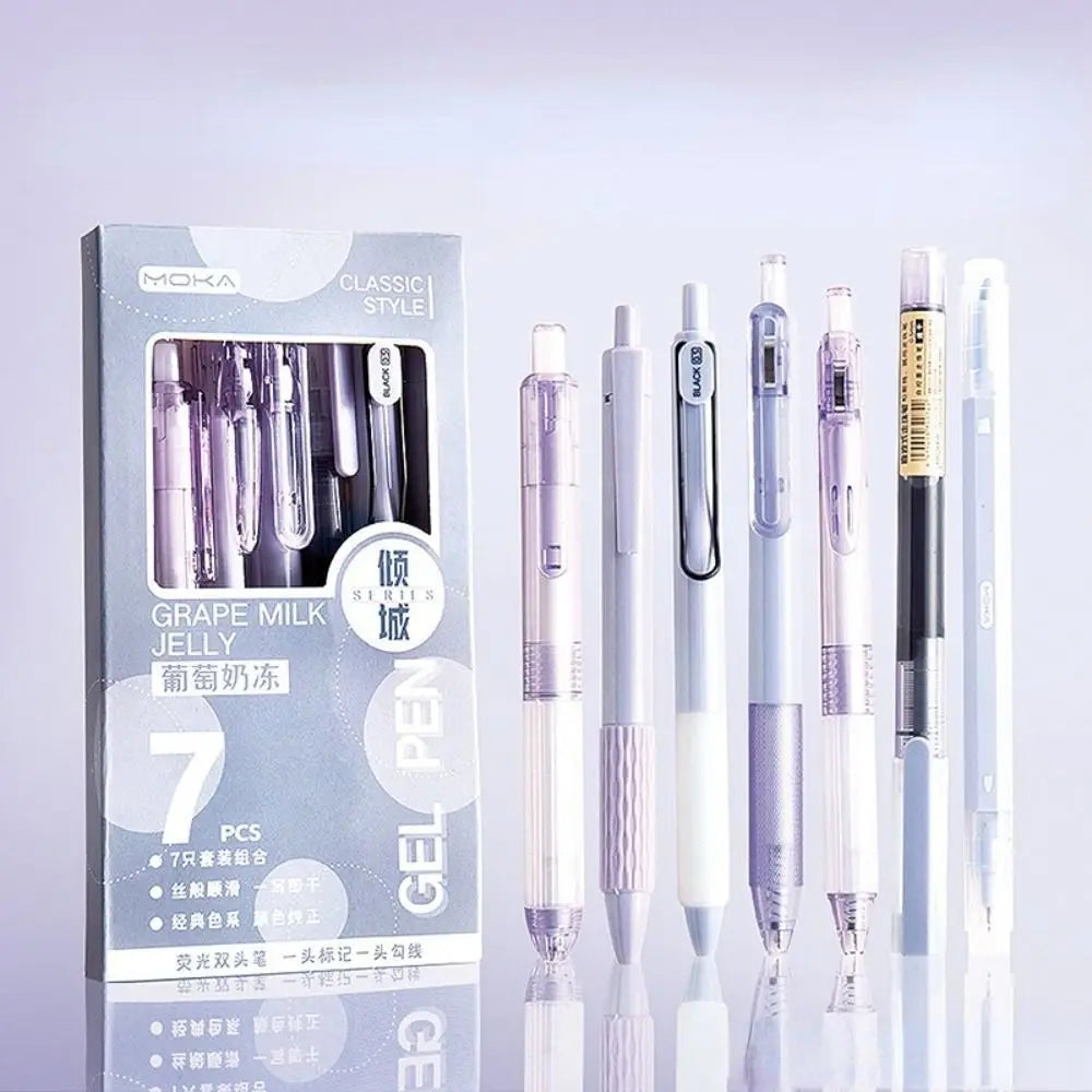 Retractable Gel Pen Set With Quick Dry Ink For Students