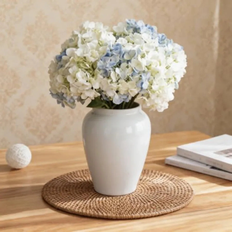 Ceramic Vase Vitreous China for Home Decor Heavyweight Centerpiece