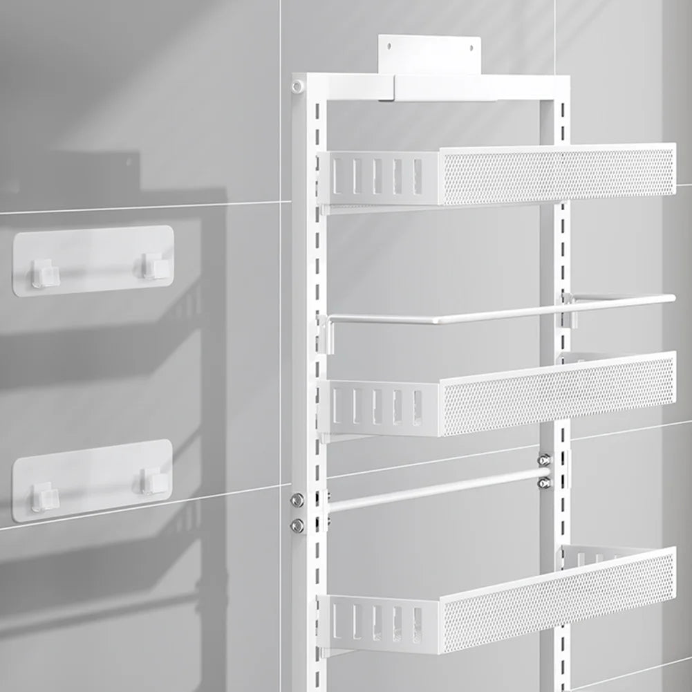 HiMISS Adjustable 6-Level Metal Pantry Organizer For Doors