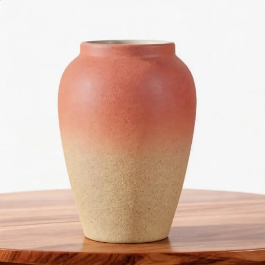 Ceramic Vase Vitreous China for Home Decor Heavyweight Centerpiece