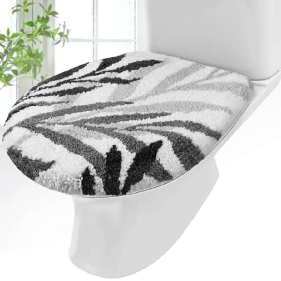 Leaves Toilet Seat Covers Microfiber Plush Lid Cover