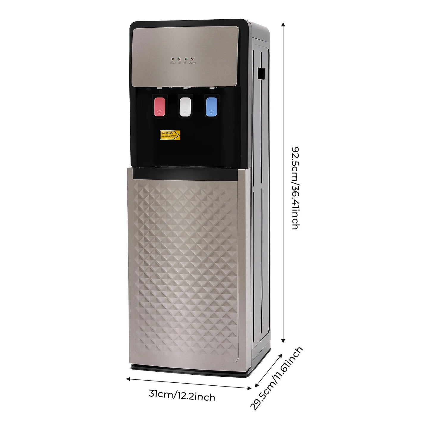 US 110V Bottom-Loading Hot Cold Water Dispenser 500W