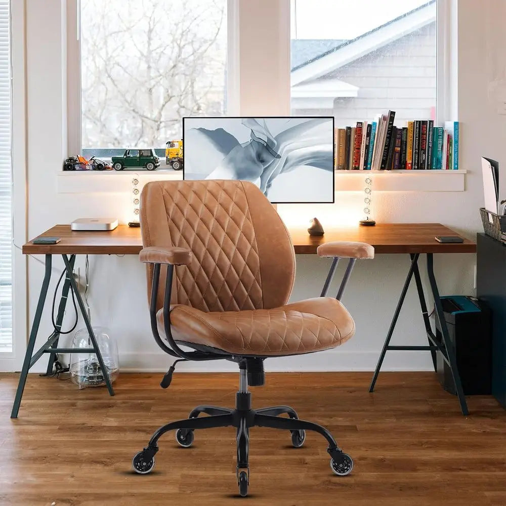 Ergonomic Desk Chair With Adjustable Height And Casters