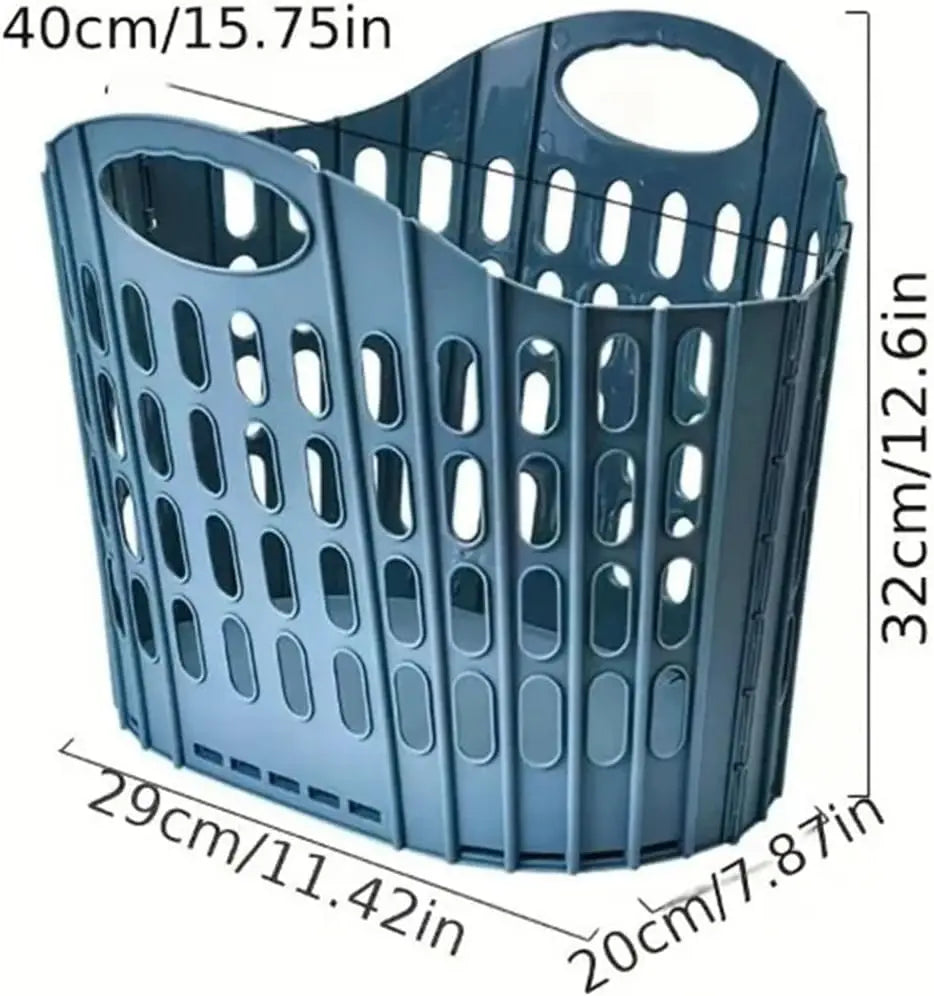 Foldable Portable Laundry Basket For Household Storage