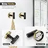 Stainless Steel Bathroom Set With Towel Bar Ring And Holder
