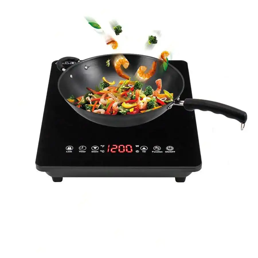 XMSJ Portable Induction Cooktop 1800W Sensor Touch Slim Design