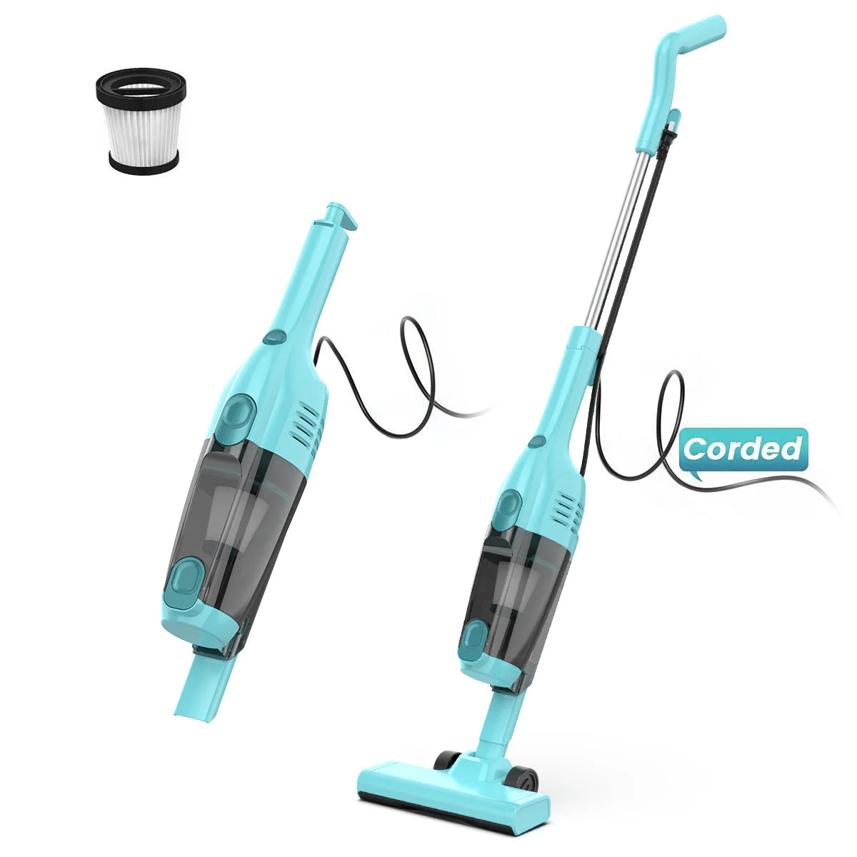 INSE Corded Vacuum Cleaner R7 R6X R3S 3In1 Lightweight