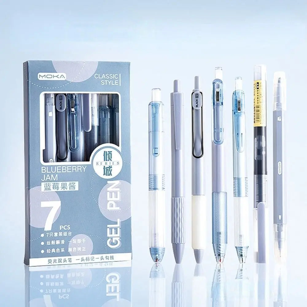 Retractable Gel Pen Set With Quick Dry Ink For Students