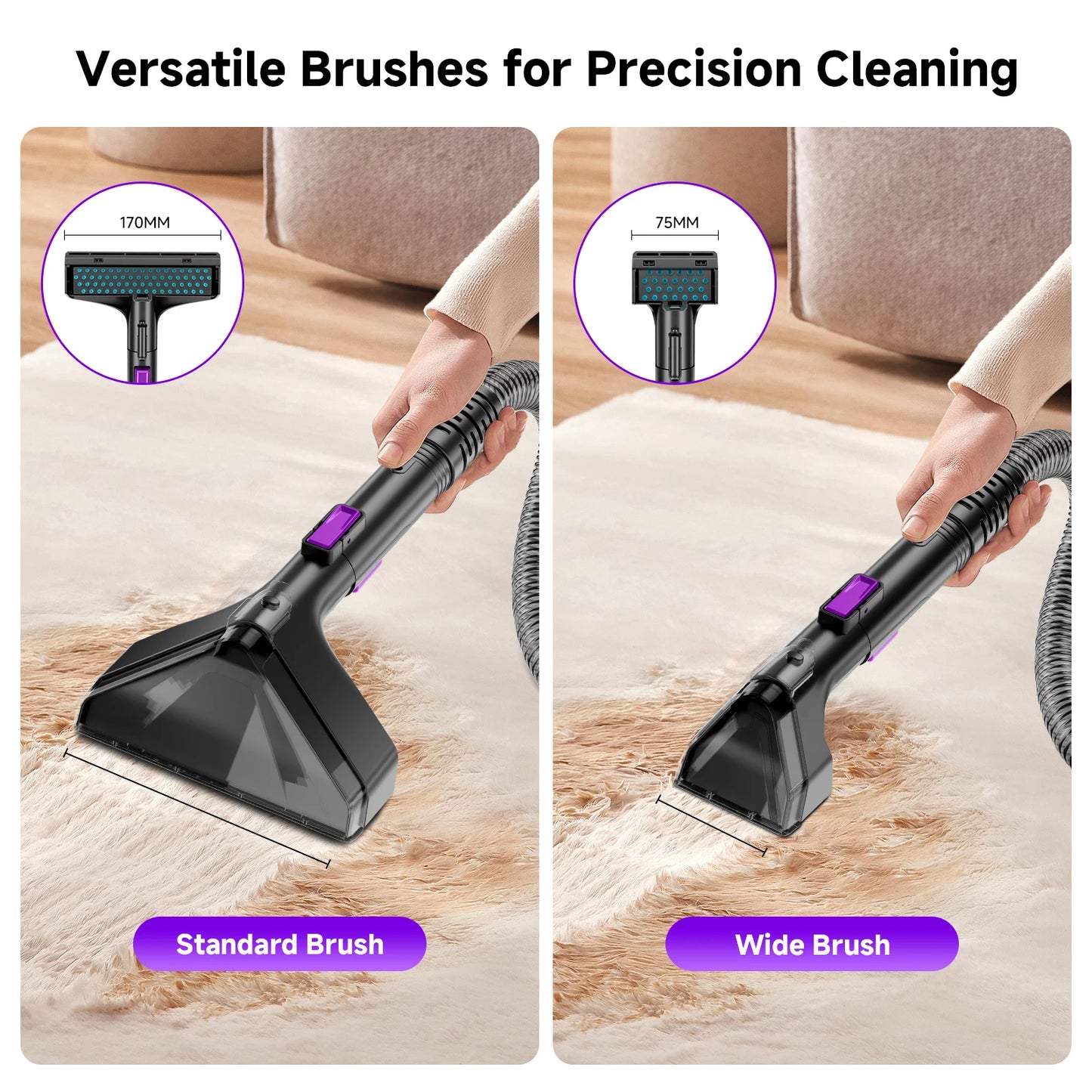 Honki 530W Carpet Cleaner With Strong 20KPa Suction
