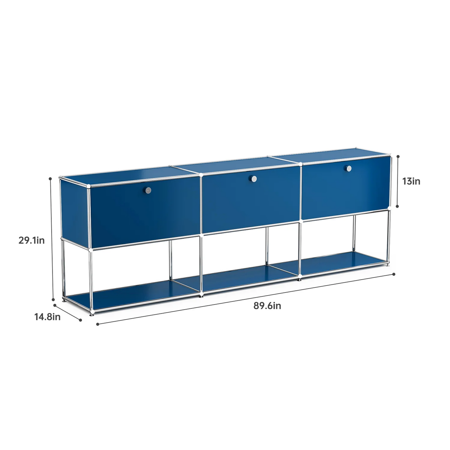 Stainless Steel Storage Cabinet For Living Room And Home Office