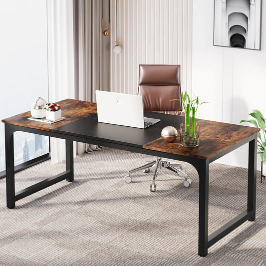 Tribesigns Modern Computer Desk Large Office Workstation for Home Office