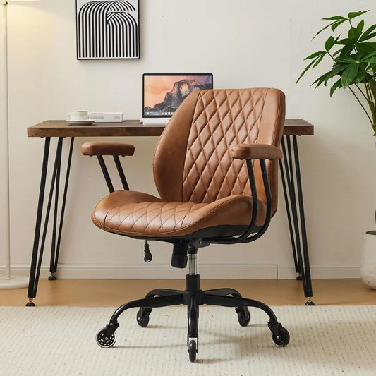 Ergonomic Desk Chair With Adjustable Height And Casters