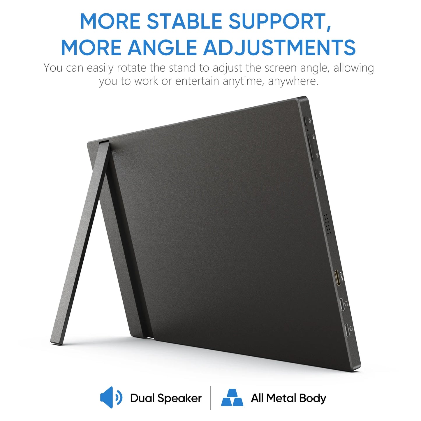 Arzopa Z1C 1080P Portable Monitor 100% sRGB For Mac PC